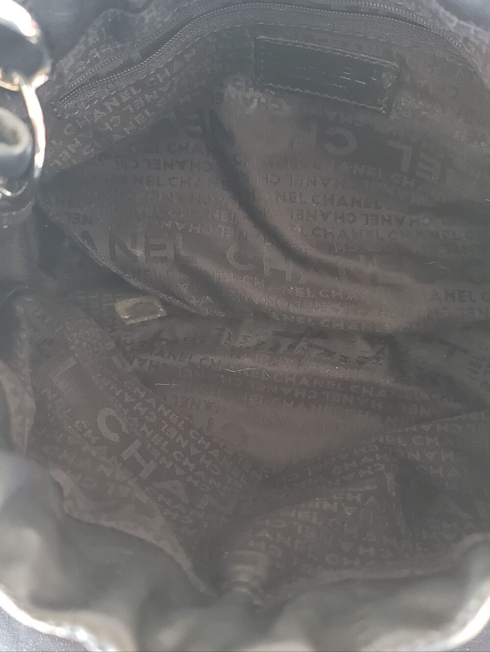 Chanel Black Quilted Drawstring Bucket Bag - Picture 11 of 14